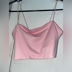 SHEIN EZwear Women's Solid Color Cropped Camisole Top